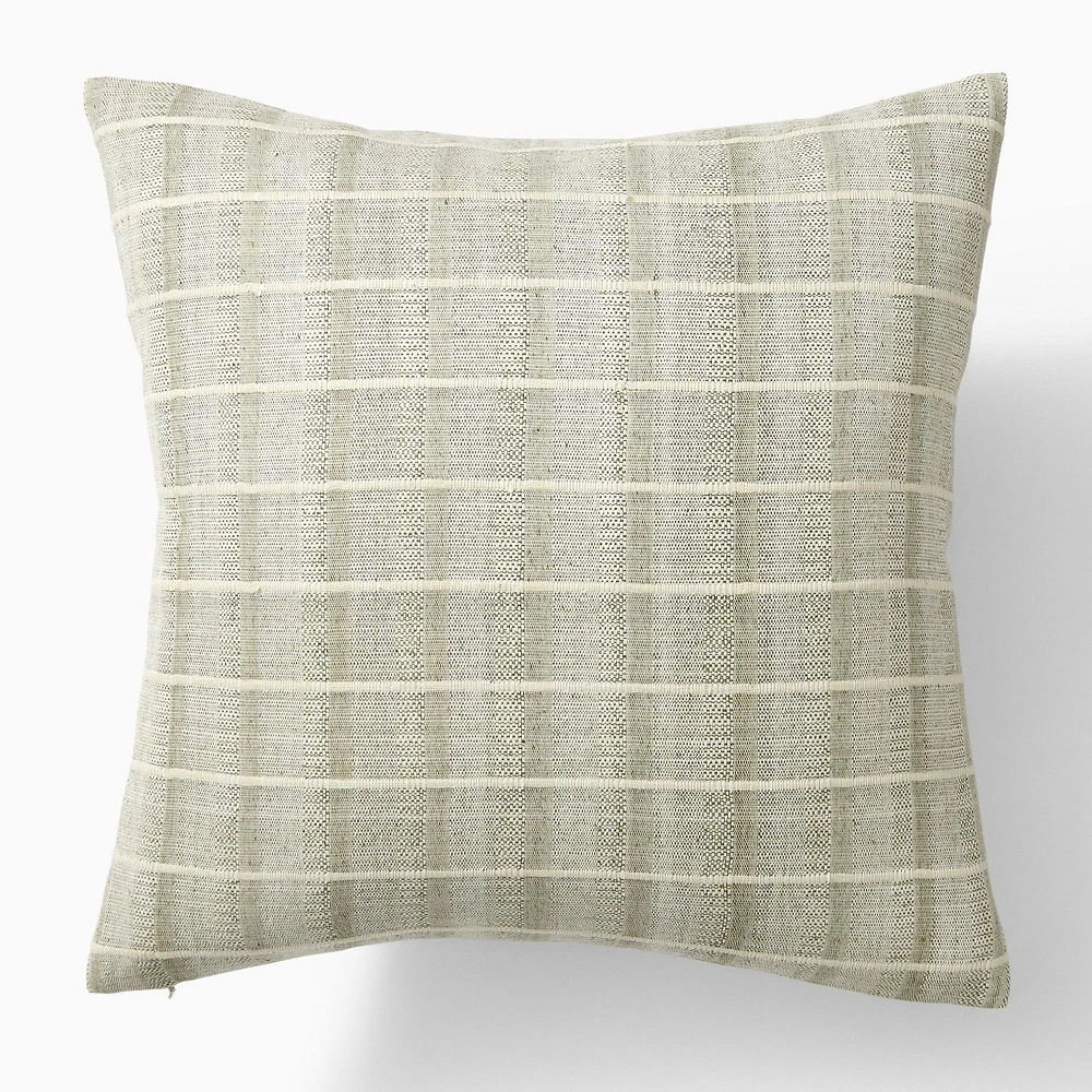 Windowpane Floral Pillow Cover & Throw Set | West Elm