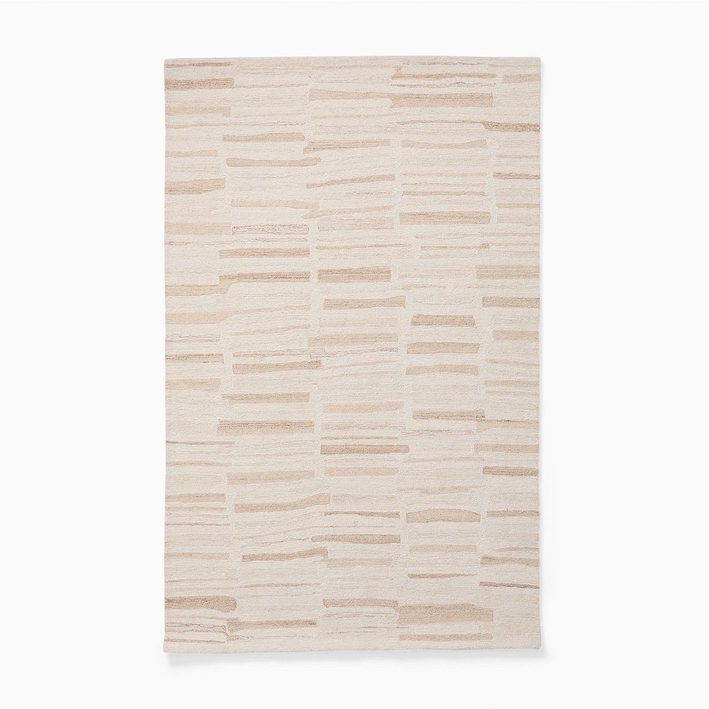 We Heights Rug, Alabaster, 5'x8'