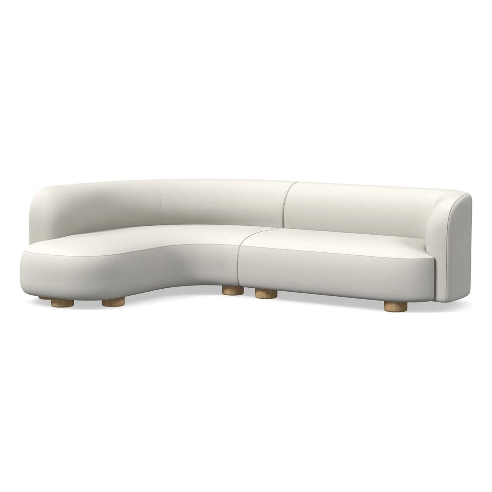 Laurent 2-Piece Wedge Chaise Sectional (111.5") | West Elm