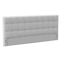 Grid Tufted Wall Mounted Headboard | West Elm