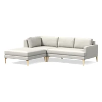 Andes 3 Piece Chaise Sectional | Sofa With West Elm