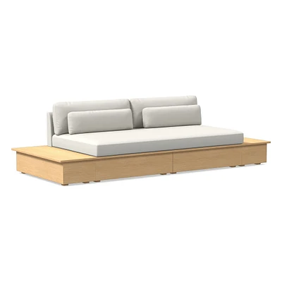 Harwood Storage Sofa w/ 2 Side Tables (111") | West Elm