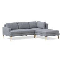 Andes 3 Piece Chaise Sectional | Sofa With West Elm