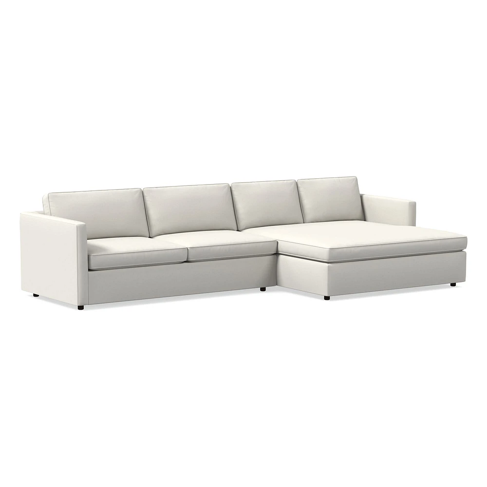 Harris Double Wide Chaise Sectional | Sofa With West Elm