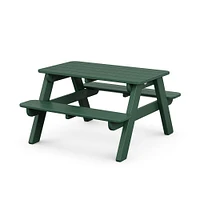 Forrest Kids Outdoor Picnic Table by POLYWOOD, Green, WE