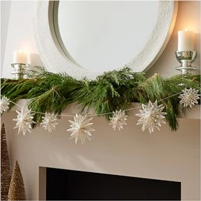 Paper Snowflake Garland