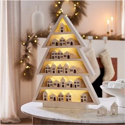 Pure Wood Light Up Advent Calendar