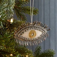 Beaded Evil Eye Ornament