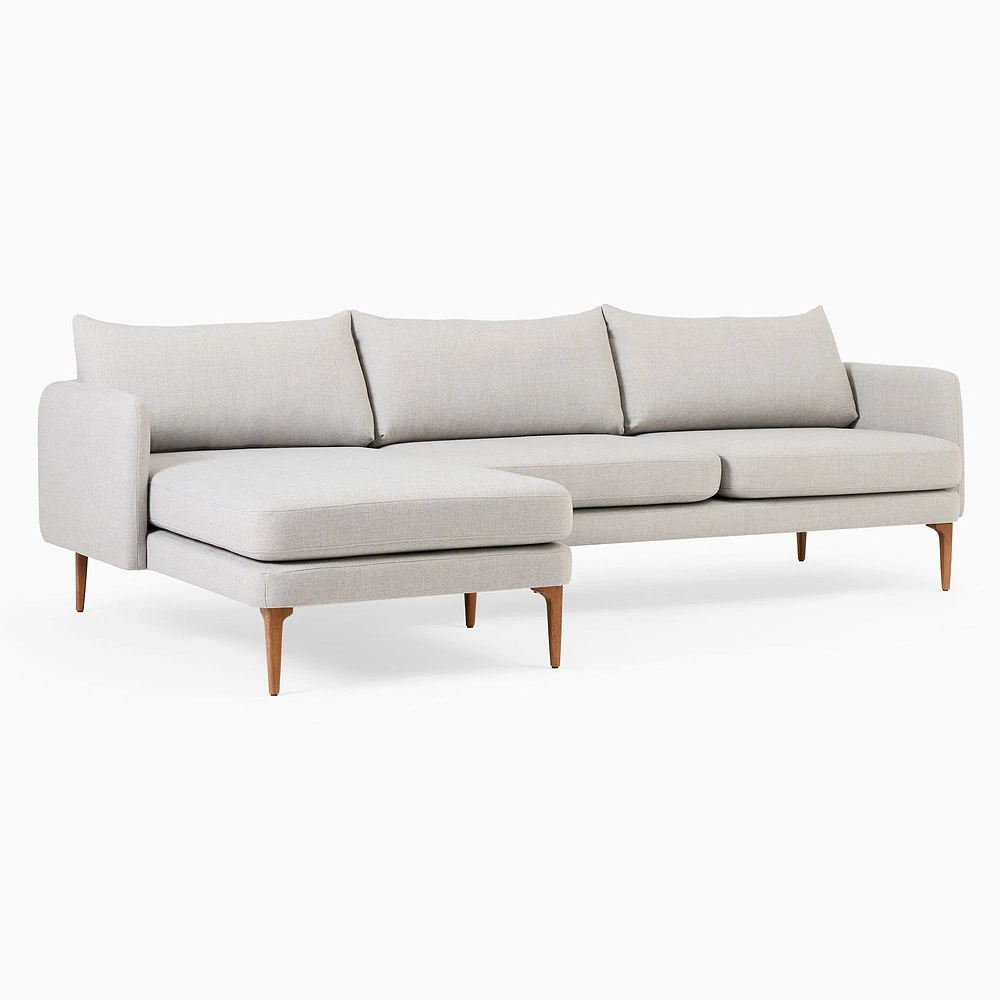 Auburn 2-Piece Chaise Sectional (107") | West Elm