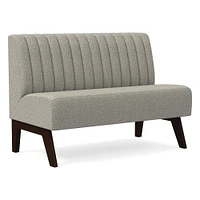 Novak Banquette - Vertical Channel Tufting | West Elm