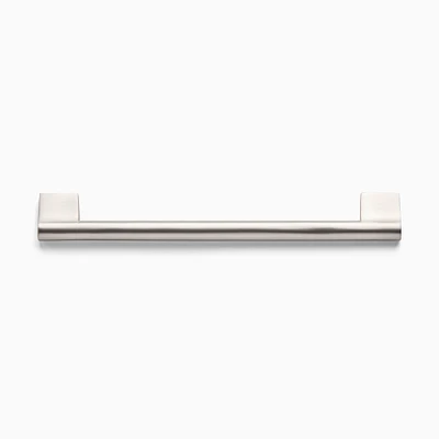 Bar Pull Drawer Hardware - Brushed Nickel | West Elm