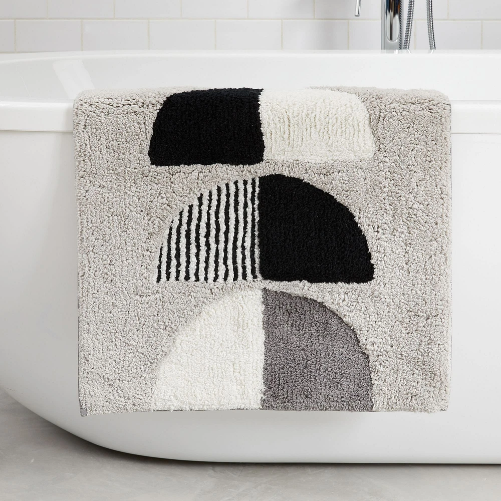 Half Moons Bath Mat, Multi, 20"x34"