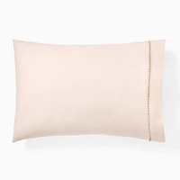 European Flax Linen Pom Sheet Set & Pillowcases | West Elm