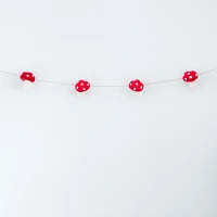 Nivas Collection Felted Mushroom Garland | West Elm