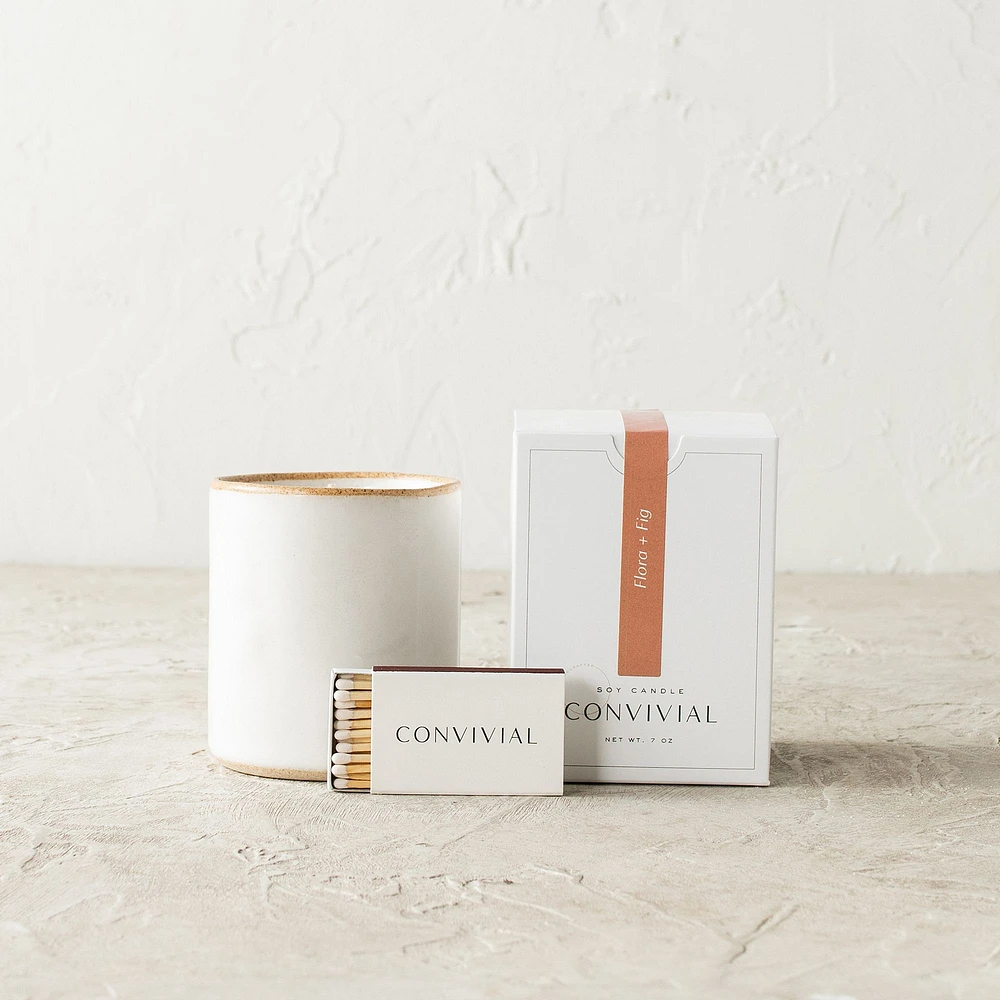 Convivial Flora & Fig Minimal Candle | West Elm