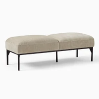 Penn 52 Bench Poly Performance Modern Chenille Olive Black