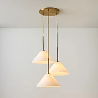 Sculptural -Light Cone Chandelier | West Elm