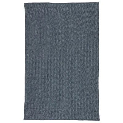 Iver Outdoor Performance Rug, 5x8Blue/Gray