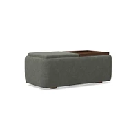 Bowman Storage Ottoman | West Elm