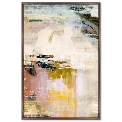 Oliver Gal Sunset Abstract Framed Canvas Wall Art, 30x54