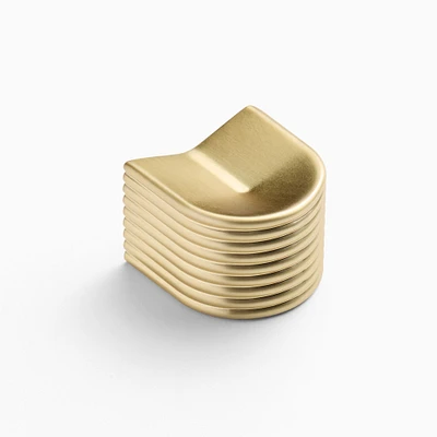 Reeded Drawer Hardware - Antique Brass | West Elm