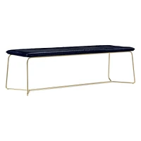 Slope Leather Dining Bench (52") | West Elm