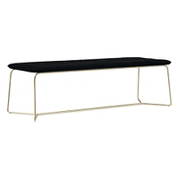 Slope Leather Dining Bench (52") | West Elm