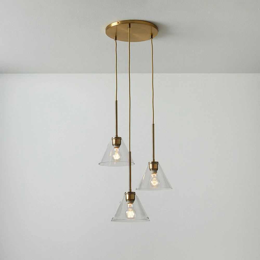 Sculptural -Light Cone Chandelier | West Elm