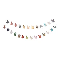 Metallic Cotton Cat Garland | West Elm