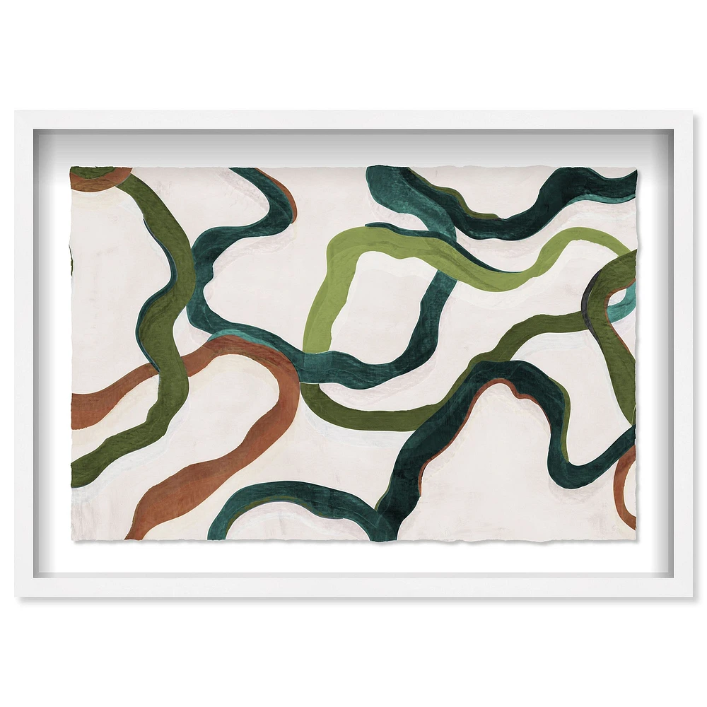 Paths of Life Framed Shadowbox Wall Art | West Elm