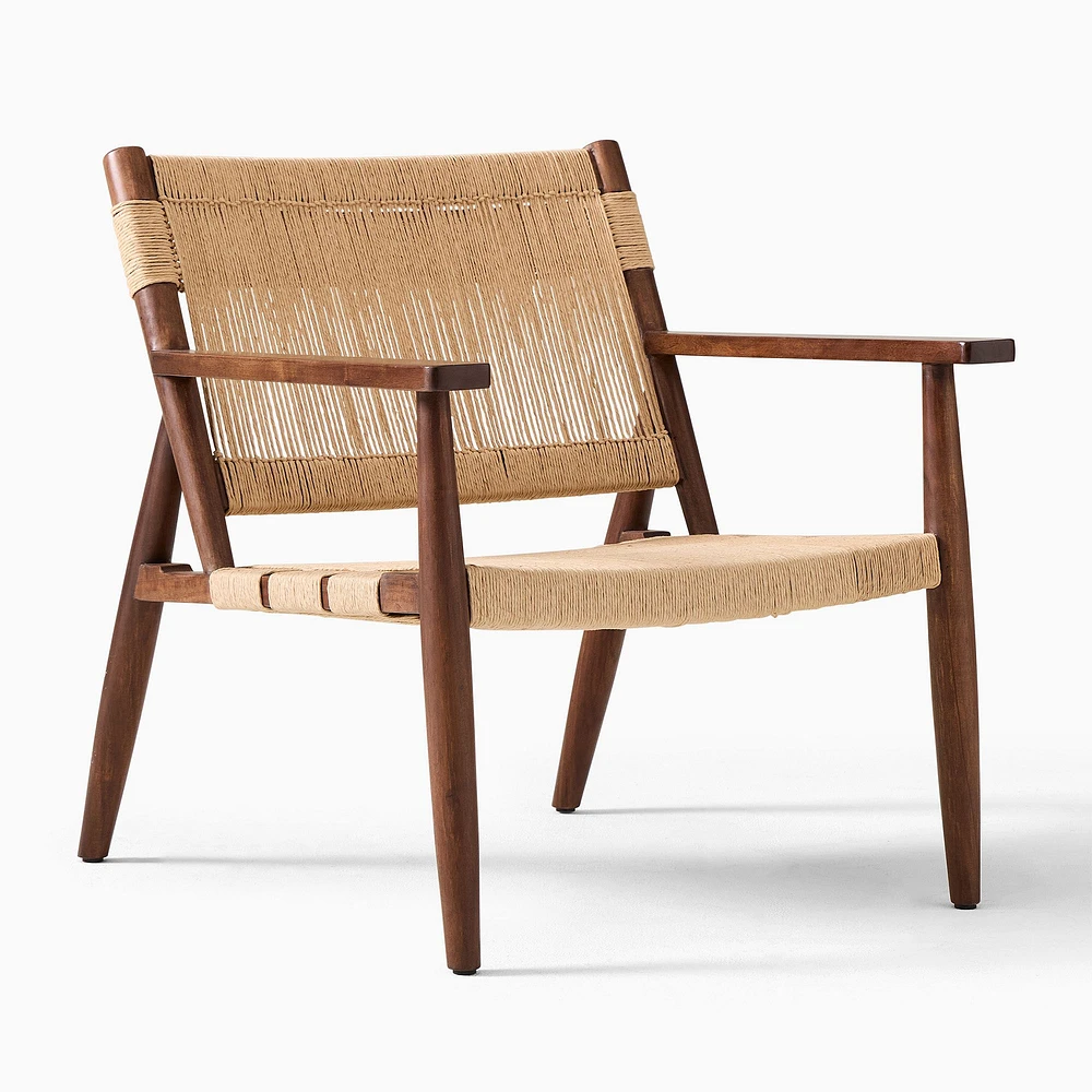 Morton Woven Show Wood Chair, Paper Cord, Natural, Rst Br