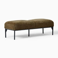 Penn 52 Bench Poly Performance Modern Chenille Olive Black