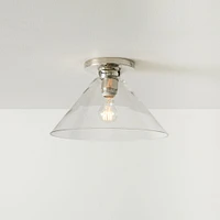 Sculptural Cone Flush Mount | West Elm