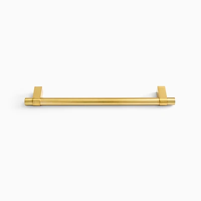 Modernist Appliance Pulls, 12", Antique Brass