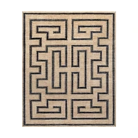 Ali Hand-Knotted Rug, 6'x9', Natural/Ivory