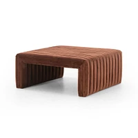 Anniina Channeled Ottoman (21-36") | West Elm