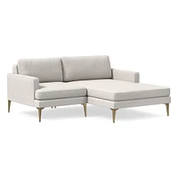 Andes Small 2-Piece Chaise Sectional (67") | West Elm