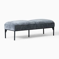 Penn 52 Bench Poly Performance Modern Chenille Olive Black