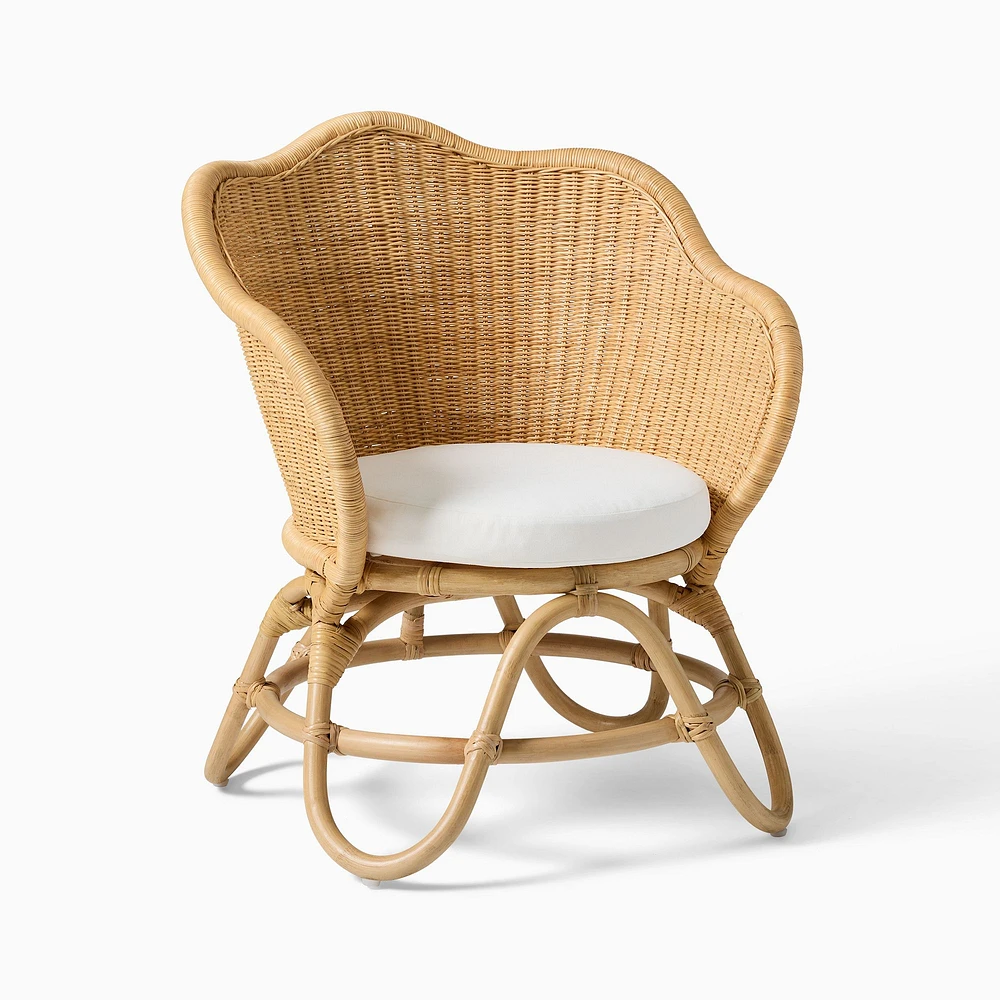 Rattan Flower Kids Chair | West Elm