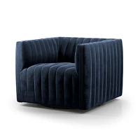 Complete Channeled Swivel Chair | West Elm