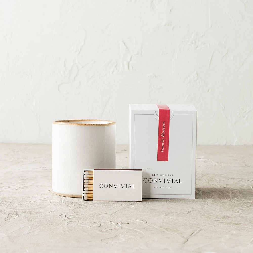 Convivial Pomelo Blossom Minimal Candle | West Elm