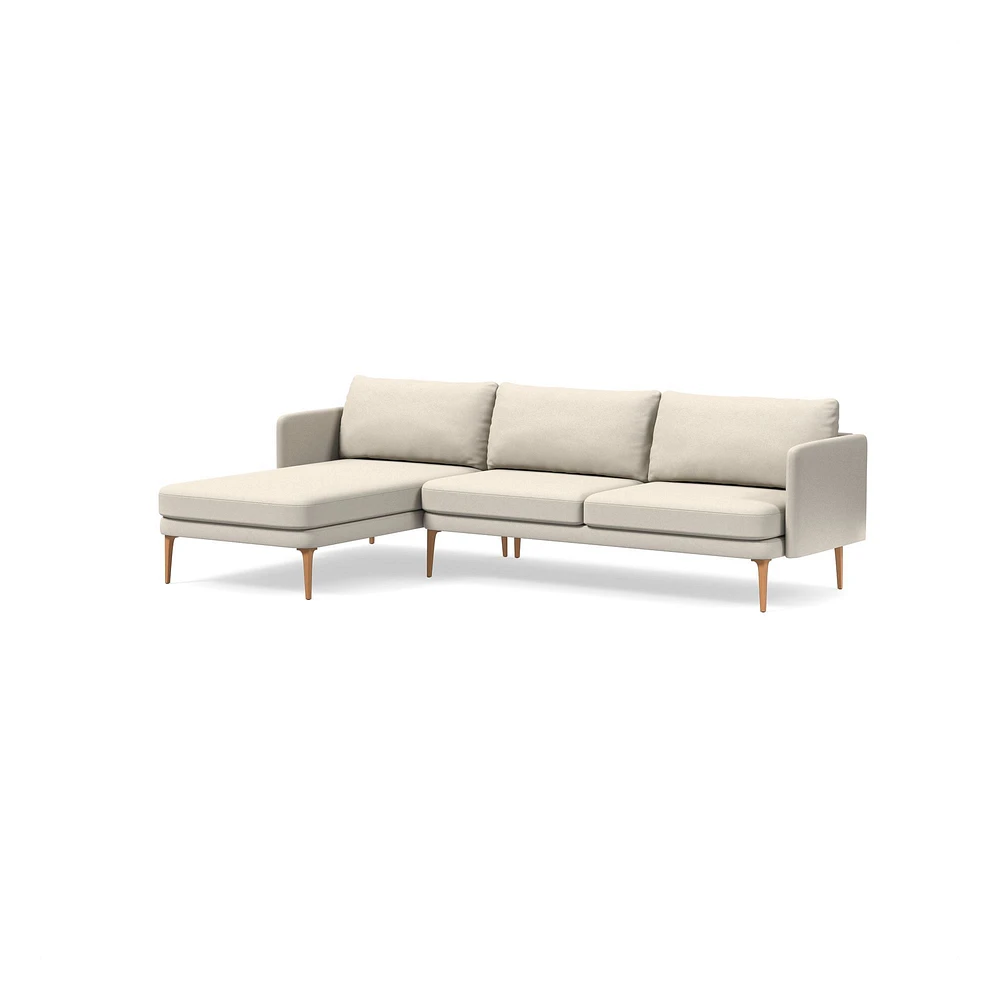 Auburn 2-Piece Chaise Sectional (107") | West Elm