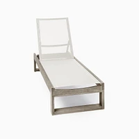 Portside Textilene Chaise Lounge, Driftwood