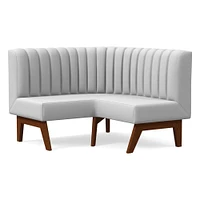 Novak Banquette - Vertical Channel Tufting | West Elm