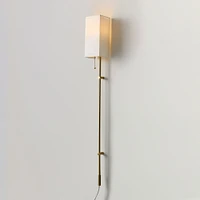 Linear Torch Plug-In Sconce (23"–47") | West Elm