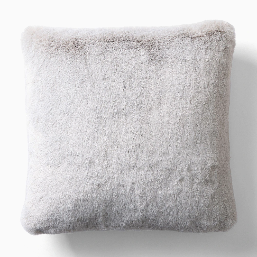 Faux Fur Chinchilla Pillow Cover | West Elm