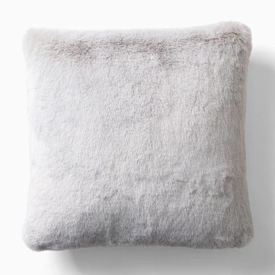 Faux Fur Chinchilla Pillow Cover | West Elm