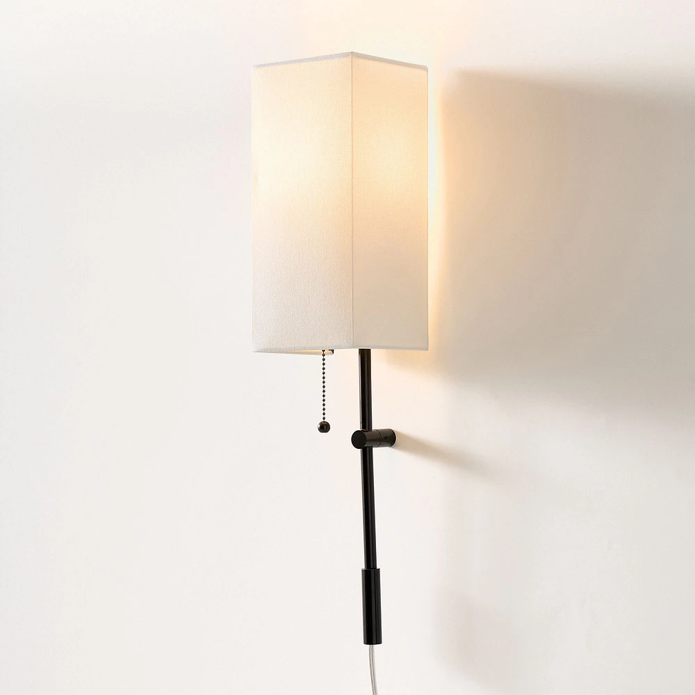 Linear Torch Plug-In Sconce (23"–47") | West Elm