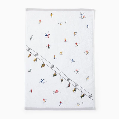 Skiers Hand Towel | West Elm