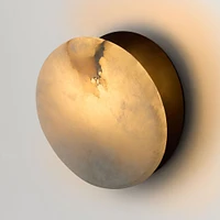 Suki Alabaster Sconce (9") | West Elm